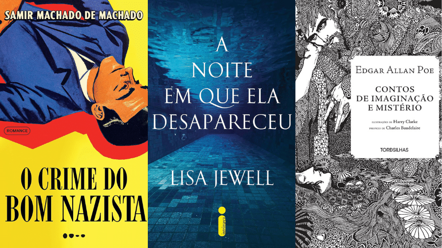 Samir Machado de Machado, Lisa Jewell e Edgar Allan Poe estão entre os autores indicados para o final de semana - Divulgação