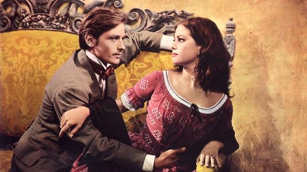 Alain Delon e Claudia Cardinale no filme italiano 