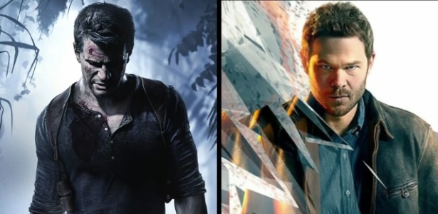 Ação de cinema e foco nos personagens marcam "Uncharted 4" e "Quantum Break" - Montagem/UOL