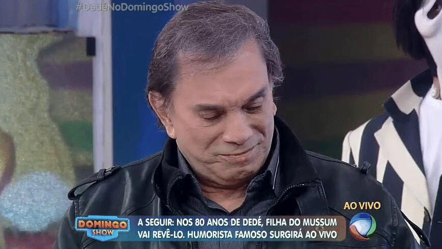 15.mai.2016 - Dedé Santana - Reprodução/TV Record