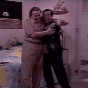 Gianfrancesco Guarnieri e Ken Kaneko na série "Mundo da Lua" (1991) - Reprodução/TV Rá Tim Bum - Reprodução/TV Rá Tim Bum