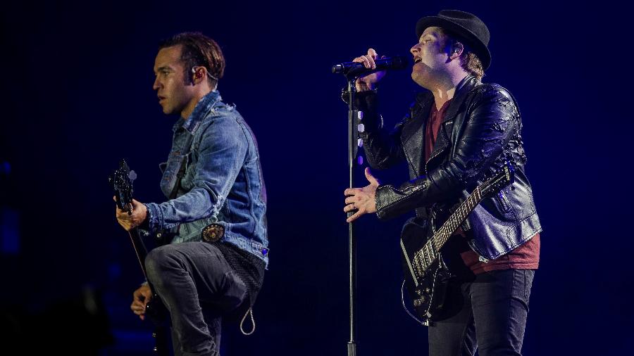 A banda Fall Out Boy se apresenta no Rock In Rio em 2017 - Eduardo Anizelli/Folhapress