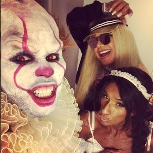 Quem é o Pennywise? Hugo Gloss se vestiu do palhação mais assustador do cinema para prestigiar a festa à fantasia - Reprodução/Instagram