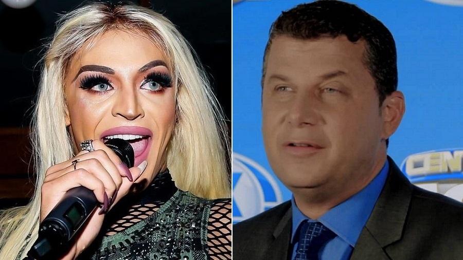 A cantora Pabllo Vittar e o apresentador esportivo José Ilan - Montagem/UOL