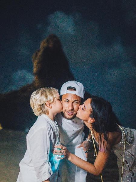 Davi Lucca, Neymar e Marquezine - Reprodução/Instagram