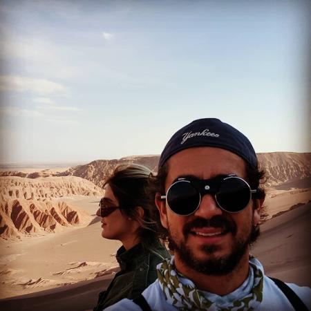 Rafa Brites e Andreoli curtem viagem no Atacama - Reprodução/Instagram/andreolifelipe