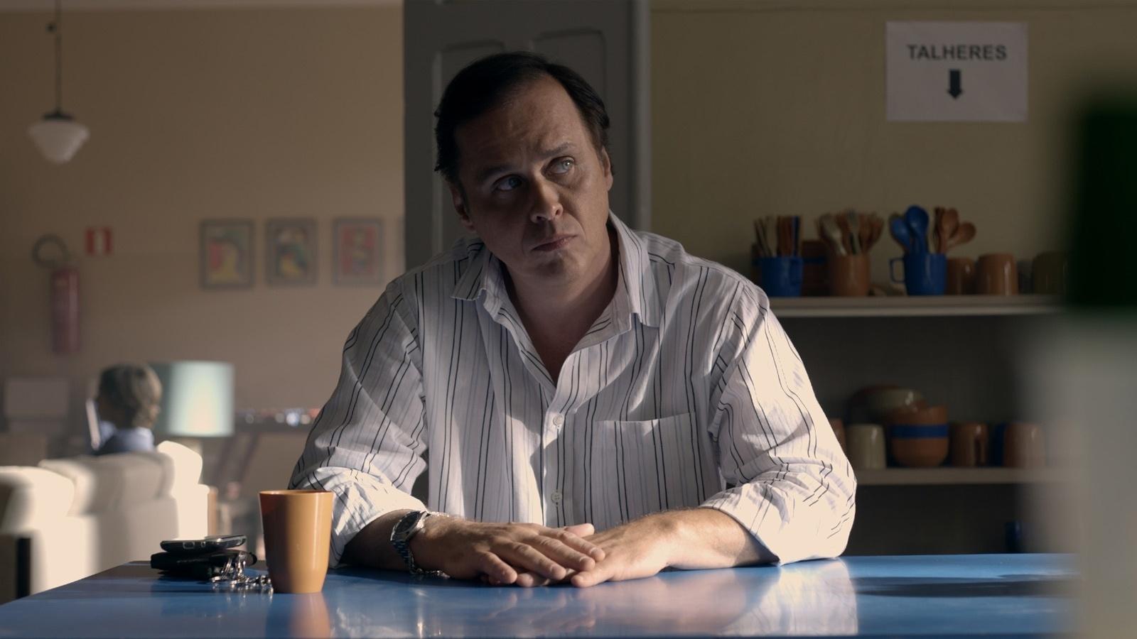 Silas Campello (Guilherme Fontes) na série "Pacto de Sangue", do canal pago Space - Divulgação/Space