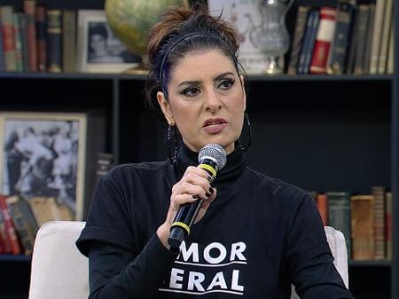 Fernanda Abreu no programa "Mariana Godoy Entrevista", da RedeTV! - Divulgação/RedeTV!
