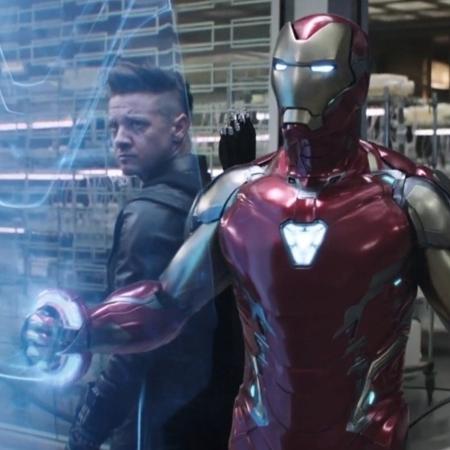 Gavião Arqueiro (Jeremy Renner) e Homem de Ferro (Robert Downey Jr.) em "Vingadores: Ultimato" - Divulgação