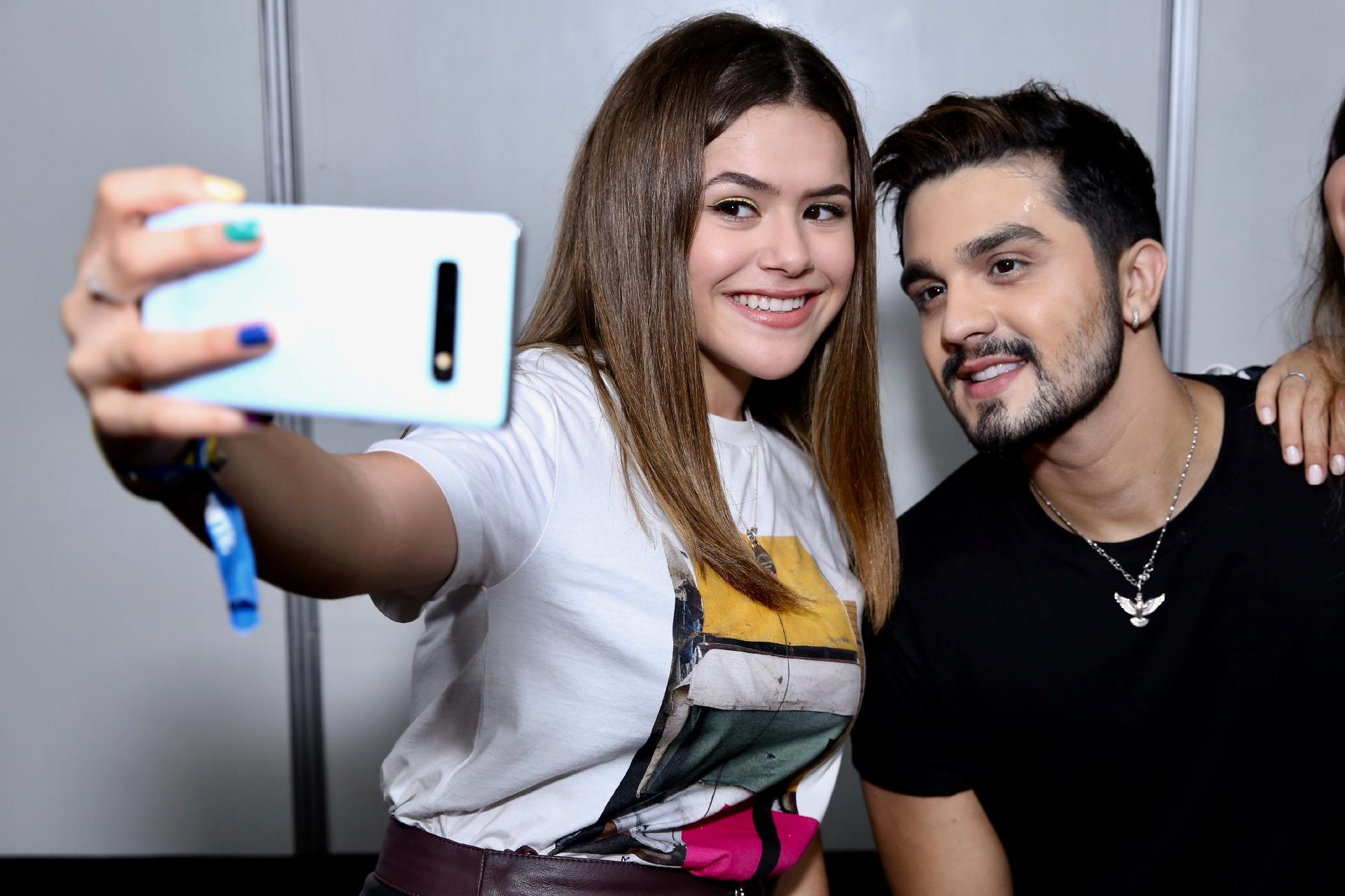 Maisa com Luan Santana - Roberto Filho/Brazil News