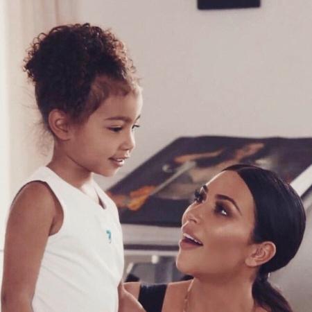 Kim Kardashian fez post celebrando o aniversário de North, neste sábado (6) - Reprodução/Instagram