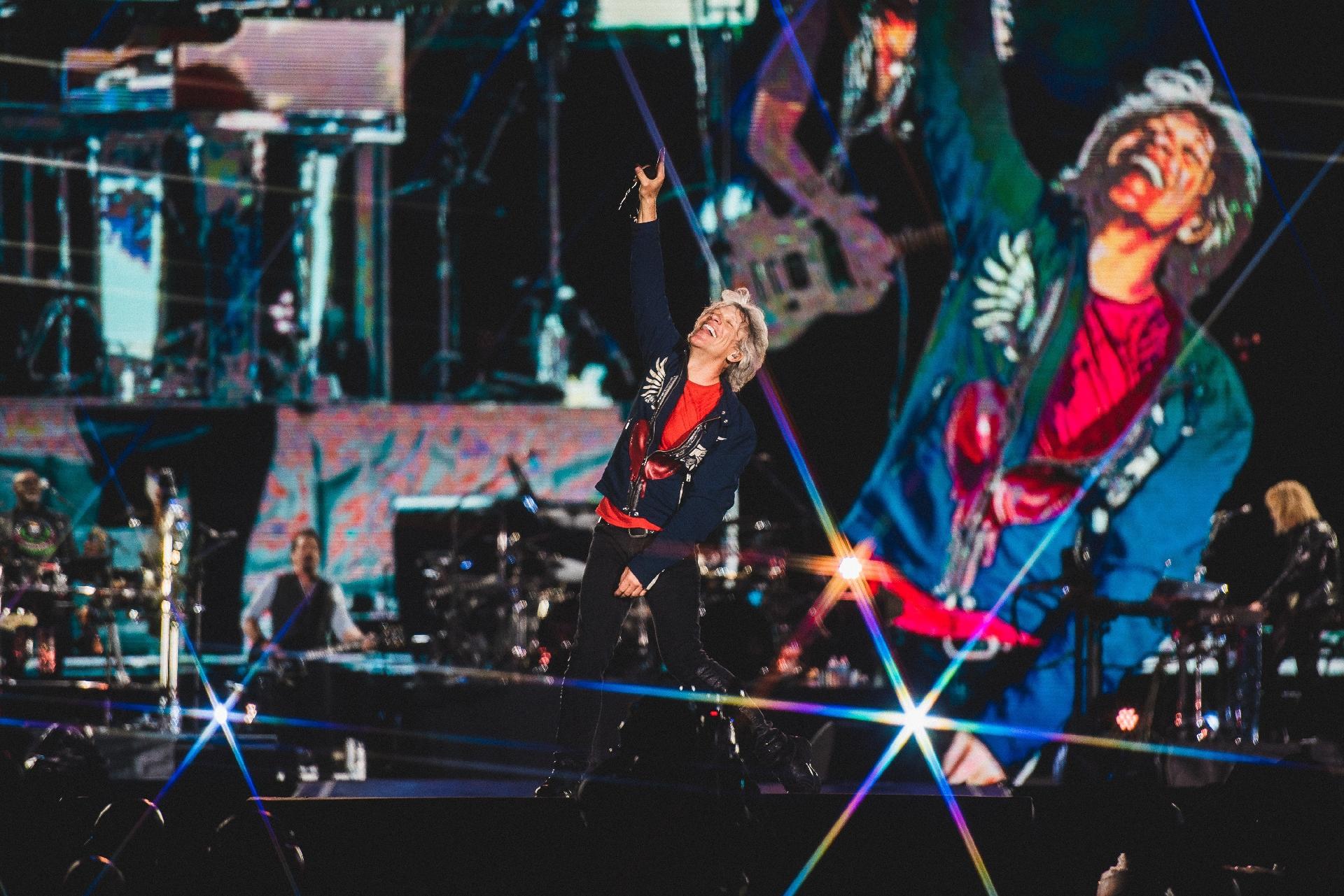 Bon Jovi se apresenta no palco Mundo no Rock in Rio 2019 - Wesley Allen/Divulgação