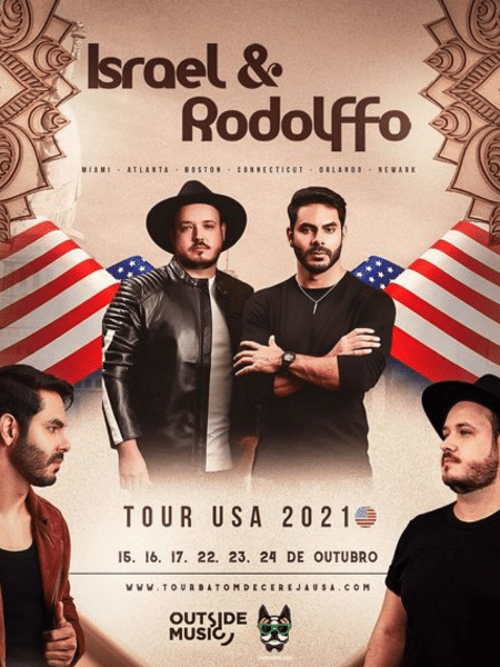 Rodolffo anunciou uma turnê pelos Estados Unidos no mês de outubro - Reprodução/Instagram