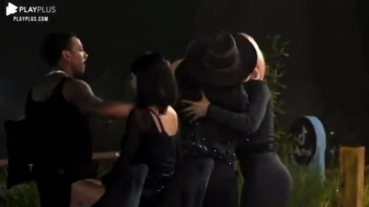 A Fazenda 2021: Selinho triplo de peoas - Reprodução/Playplus - Reprodução/Playplus