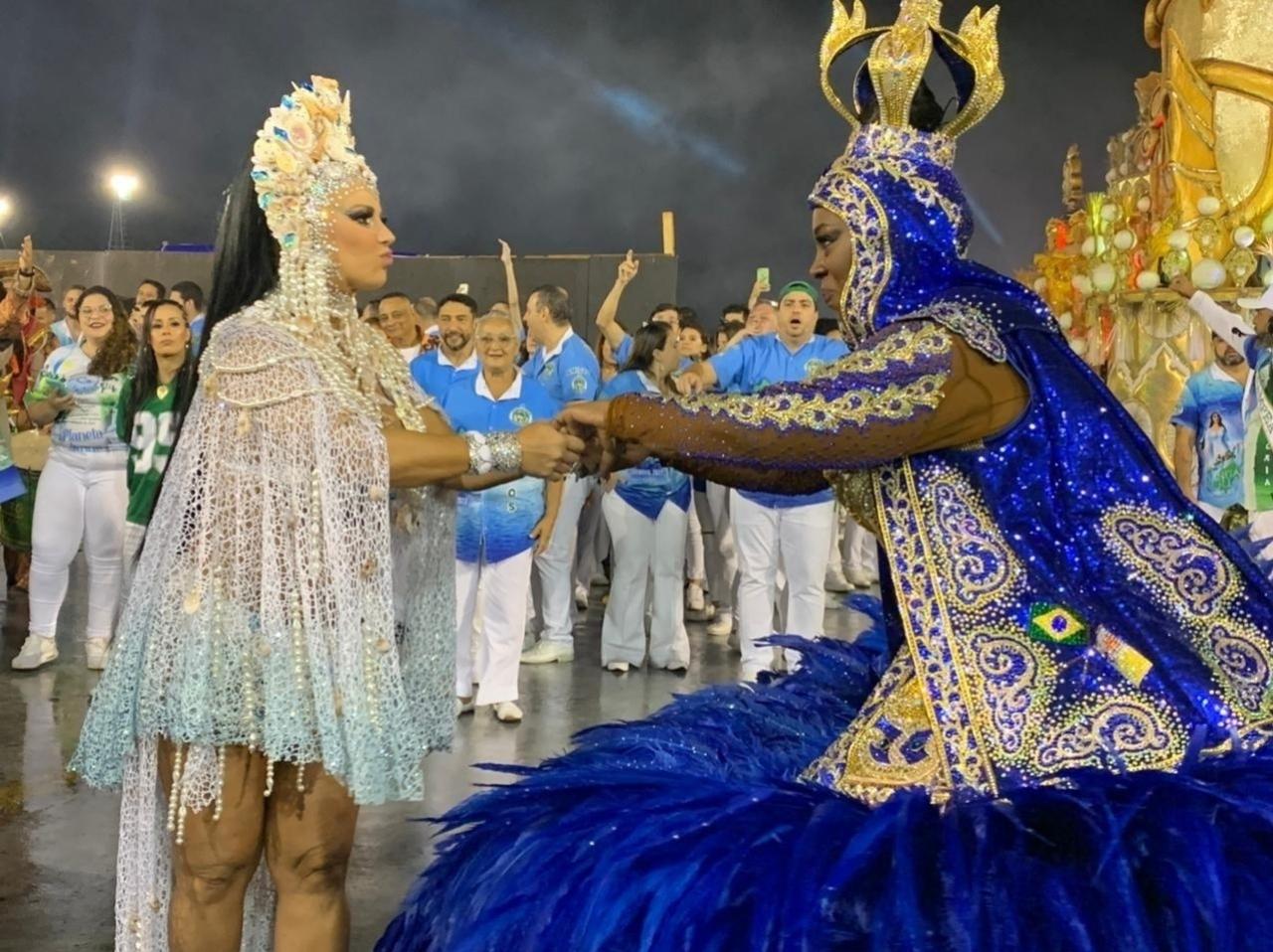 Desfile da Mancha Verde, campeã no Grupo Especial - Bruno Laurato/Colaboração para o UOL