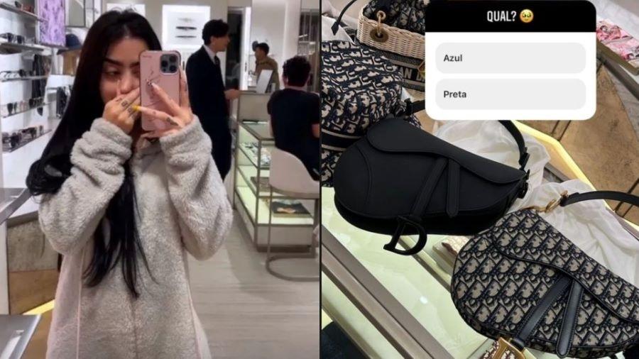 Mirella usa pijama em loja da Dior - Reprodução/Instagram