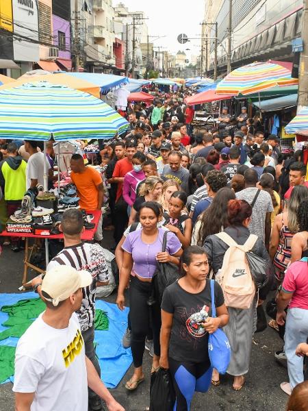 Brás lotado em foto de arquivo de dezembro de 2023