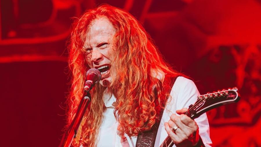 Dave Mustaine se apresenta com o Megadeth em São Paulo - Divulgação/@rafaelstrabelli