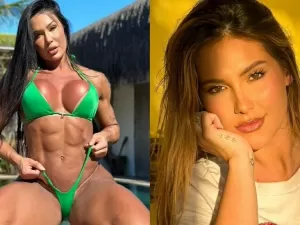 Gracyanne Barbosa reage à barriga de Virginia pós-parto: 'Maravilhosa'