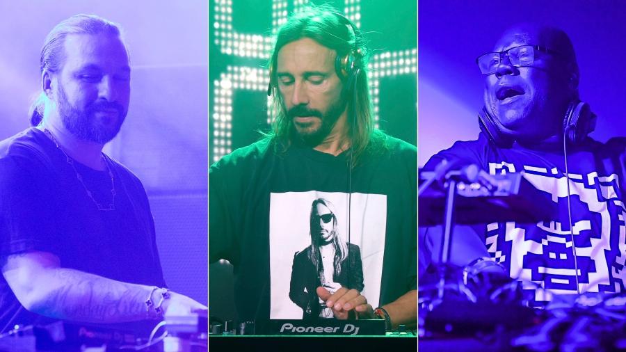 Os DJs Steve Angello, Bob Sinclair e Carl Cox se apresentam por aqui na última semana de 2024