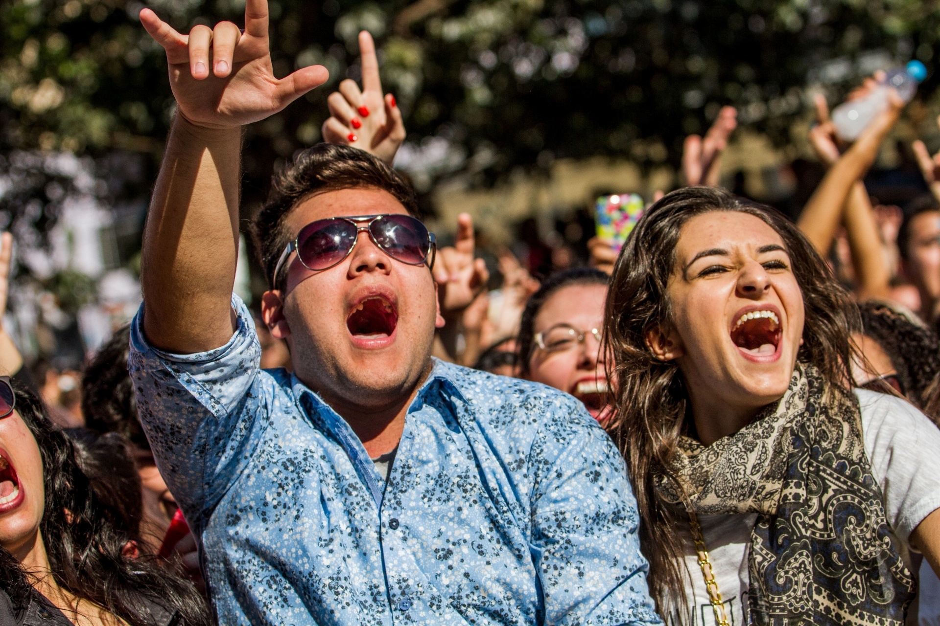 21.jun.2015 - Público durante show de Nando Reis no Palco Julio Prestes, dentro da programação da Virada Cultural 2015, em São Paulo - Carla Carniel/Frame/Estadão Conteúdo