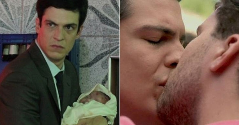 Primeira e segunda fases de "Amor à Vida" - Reprodução/TV Globo