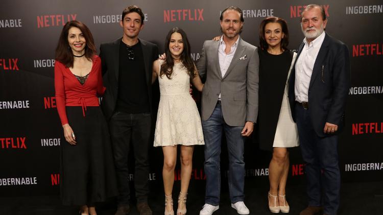 Pré-estreia da série "Ingobernable", na Cidade do México - Federico Garcia/ Netflix/Divulgação  - Federico Garcia/ Netflix/Divulgação 