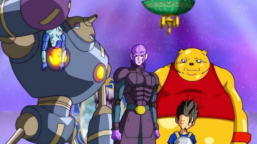 Além destes da imagem e de Caulifla e Kale, Universo 6 ainda "escondia" três guerreiros; seus rostos apareceram pela primeira vez no episódio 102 de "Dragon Ball Super" - Reprodução