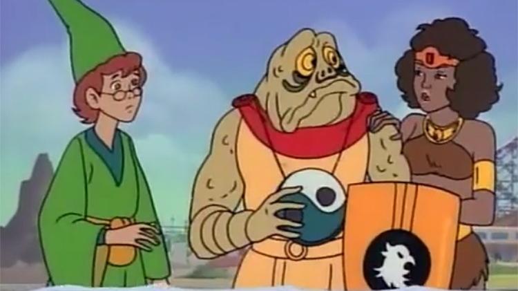 Como fera do pântano, Eric impede a volta da galera de Caverna do Dragão para casa - Reprodução - Reprodução