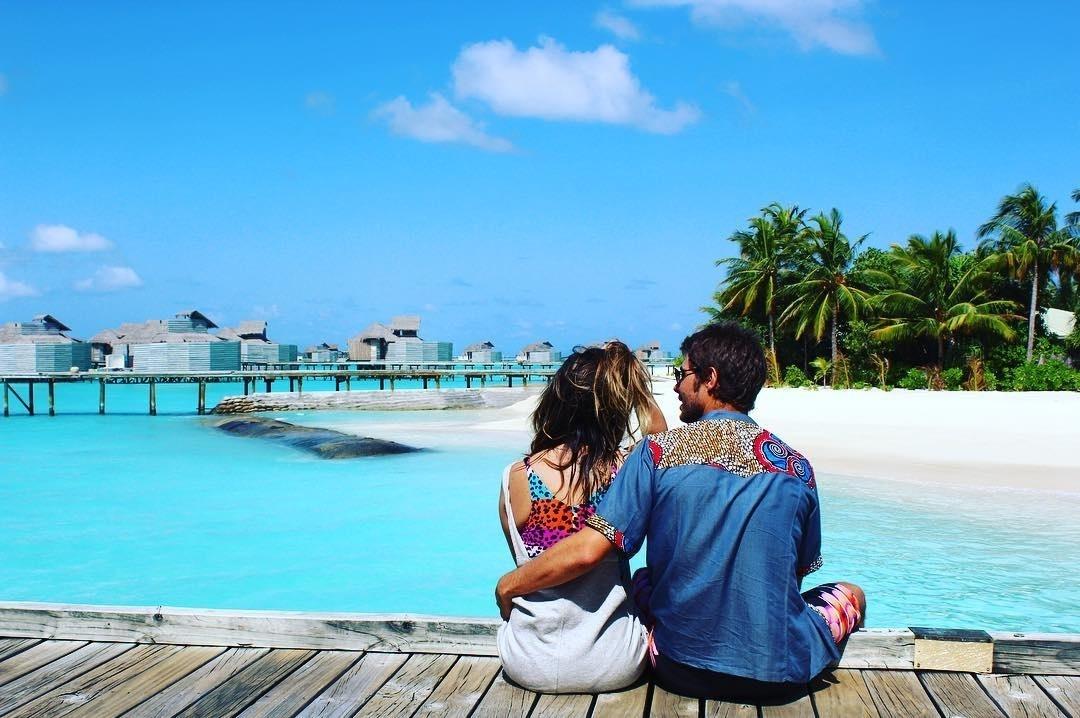 Tatá Werneck e Rafael Vitti nas Ilhas Maldivas - Reprodução/Instagram/tatawerneck