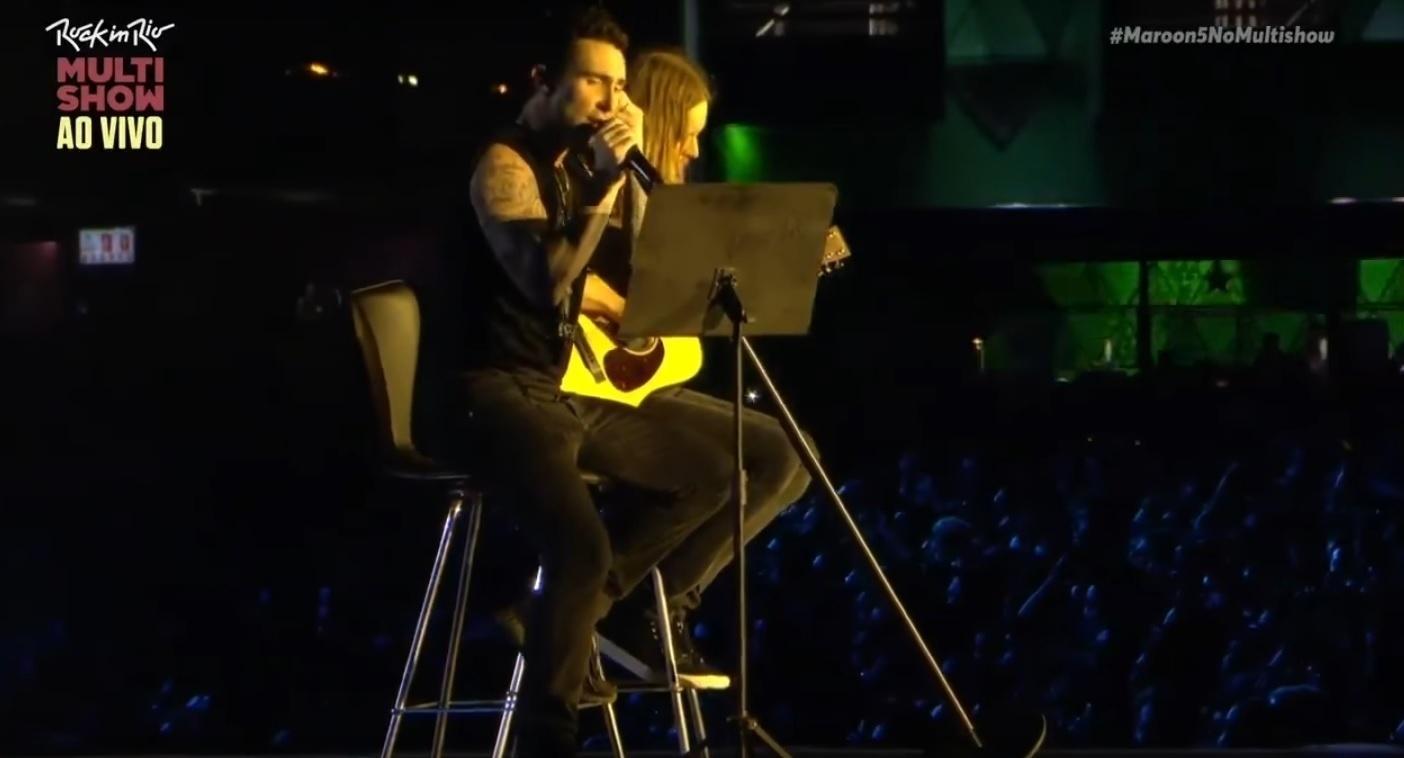 Maroon 5 no Rock in Rio - Reprodução