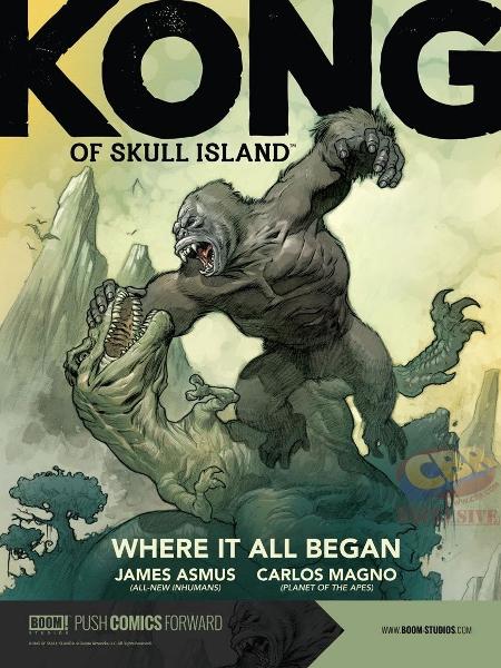 O brasileiro é a mente por trás da saga "Kong of Skull Island", da BOOM!, um grande sucesso das HQs - Divulgação - Divulgação