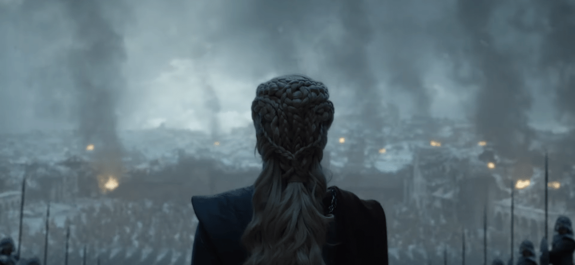 Cena do último episódio de "Game of Thrones" - Reprodução