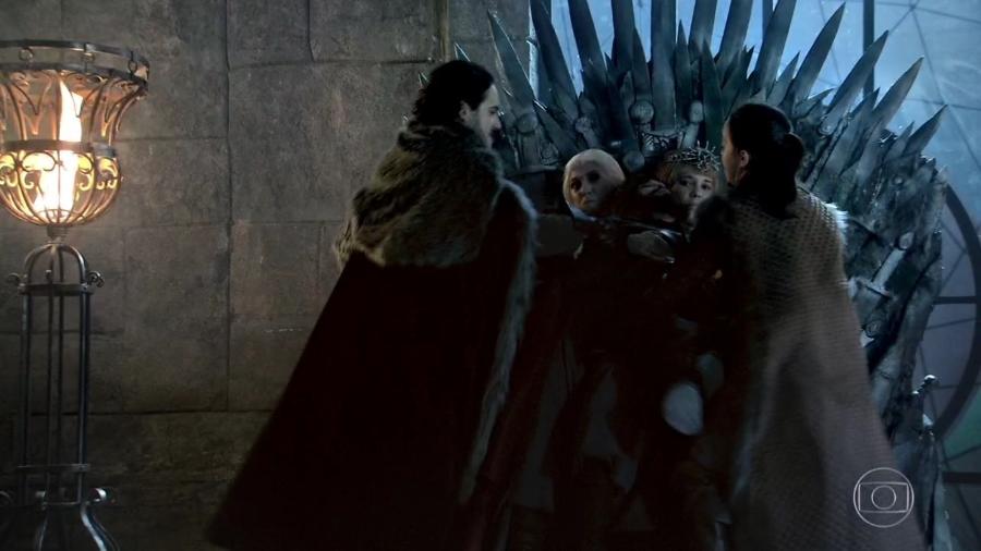 "Zorra" faz piada com final de "Game of Thrones" - Reprodução/TV Globo