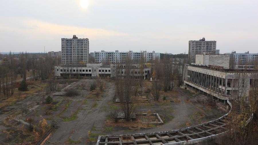 Imagem área de Chernobyl - Arício Filho/Arquivo Pessoal