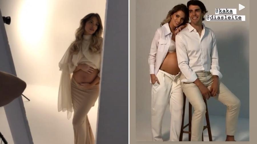 Carol Dias e Kaká: grávidos - Reprodução/Instagram