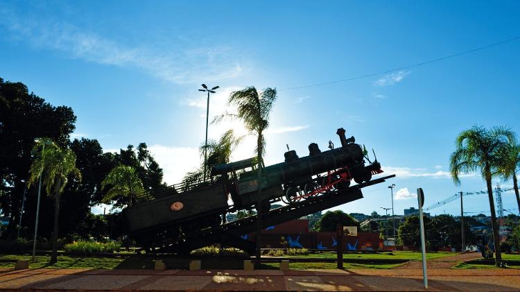 Maria Fumaça, em Campo Grande - Acervo Sectur - Acervo Sectur