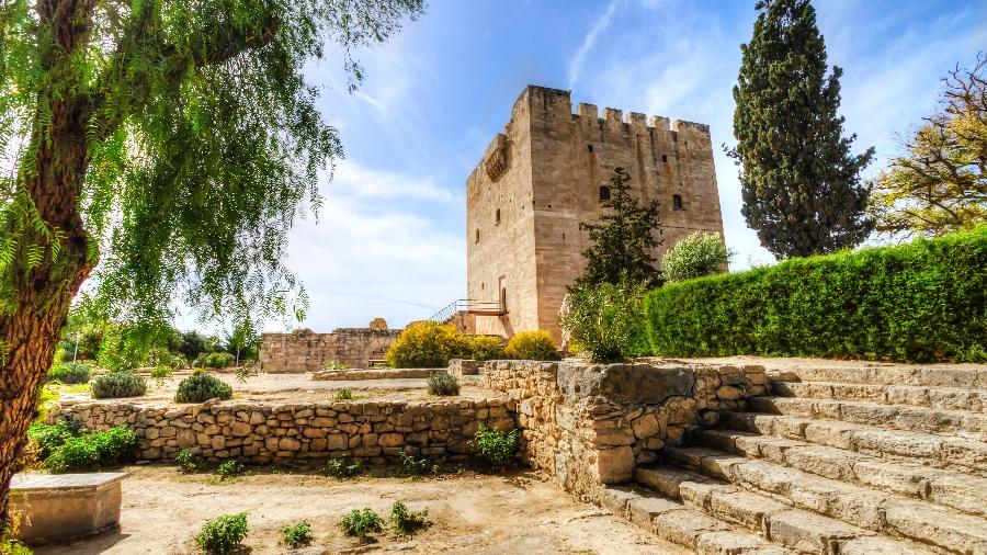 Castelo medieval em Kolossi, Limassol, Chipre - Getty Images