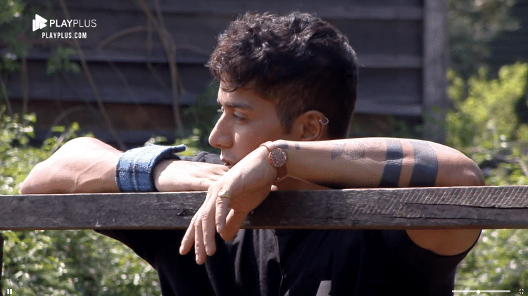 A Fazenda 2021: Tiago conta sobre seu peru - Reprodução/Playplus - Reprodução/Playplus