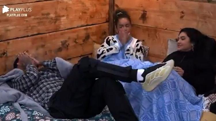 A Fazenda 2021: Dynho chora após saída de Medrado - Reprodução/Playplus - Reprodução/Playplus