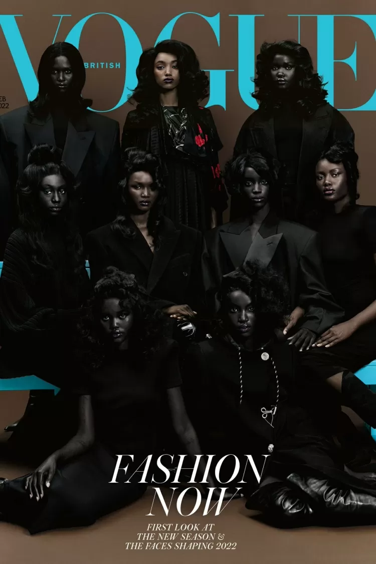 A capa histórica da Vogue britânica com modelos africanas - Reprodução - Reprodução