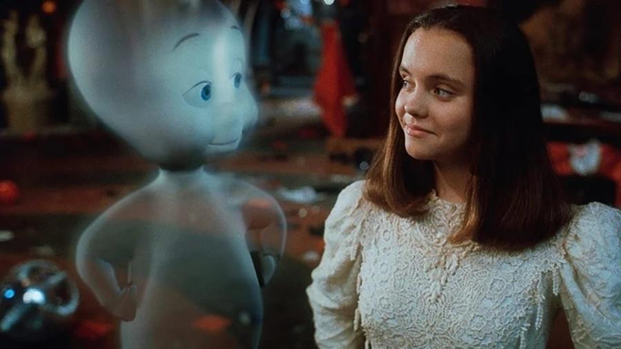 Christina Ricci atuou aos 13 anos em "Gasparzinho, o Fantasminha Camarada" (1995) - Reprodução/Universal Pictures