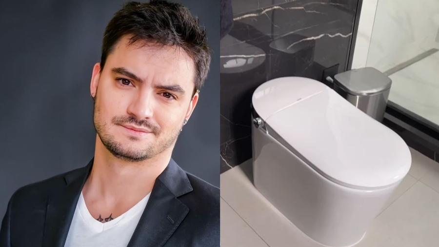 Vaso sanitário inteligente de Felipe Neto chama atenção  - Reprodução/Instagram