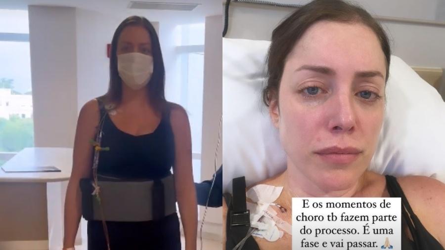 Youtuber Fabiana Justus chora ao falar de tratamento de leucemia
