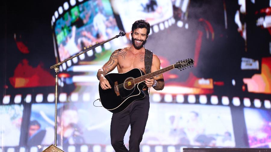 Gusttavo Lima fez show em Goiânia no sábado (31)