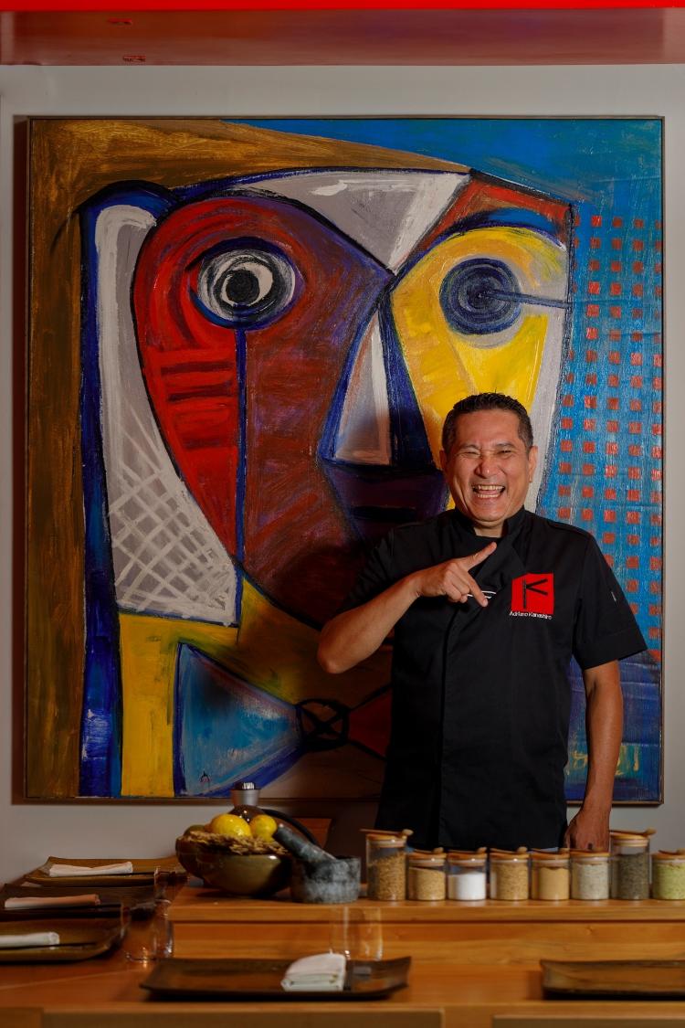O chef Adriano Kanashiro O chef Adriano Kanashiro