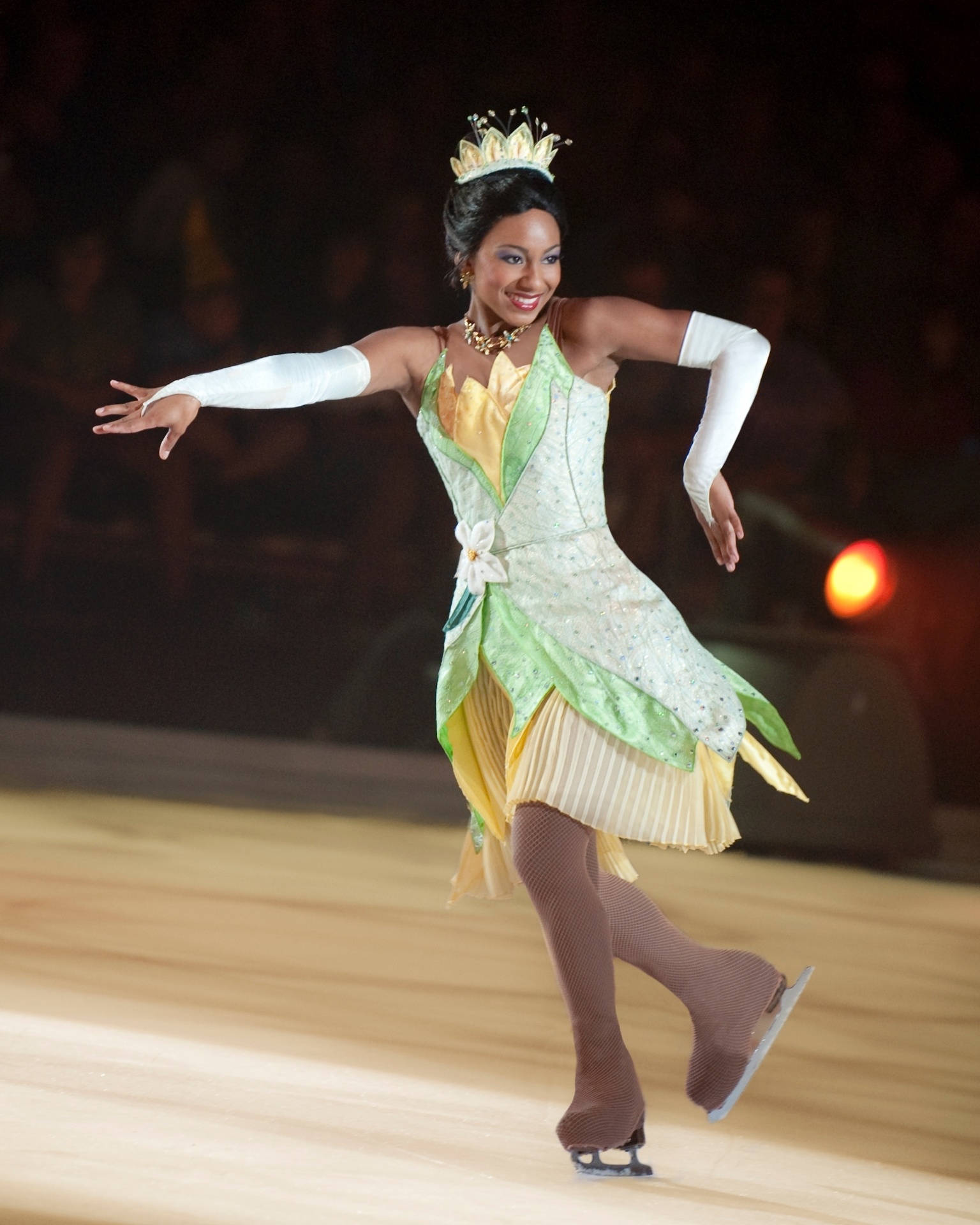 Tiana em "Disney On Ice - Mundos Fantásticos" - Copyright Feld Entertainment