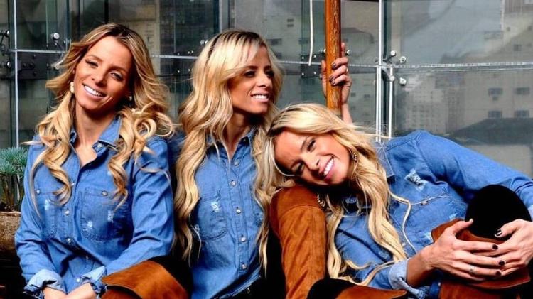 Adriana, Andreia e Alessandra nasceram em Brasília e quando crianças eram bem magras. Elas começaram a praticar o esporte para ganharem corpo, viraram modelos e hoje são também atletas - Divulgação/CO Assessoria - Divulgação/CO Assessoria
