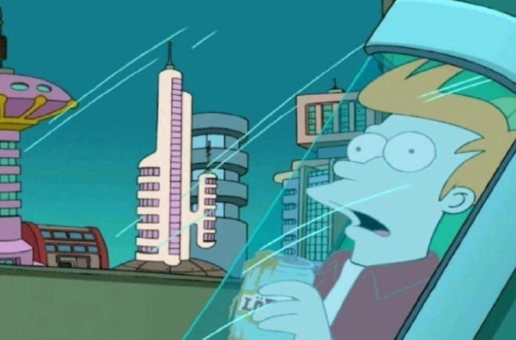 Cena do seriado animado "Futurama" - Reprodução