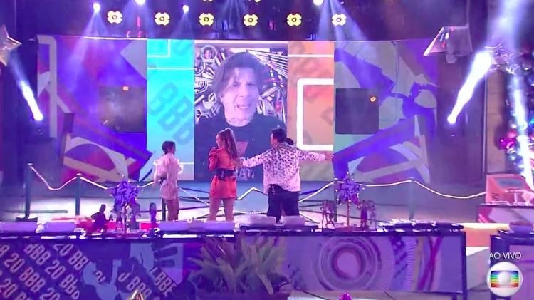 Brothers curtem show de Paulo Ricardo - Reprodução/TV Globo - Reprodução/TV Globo